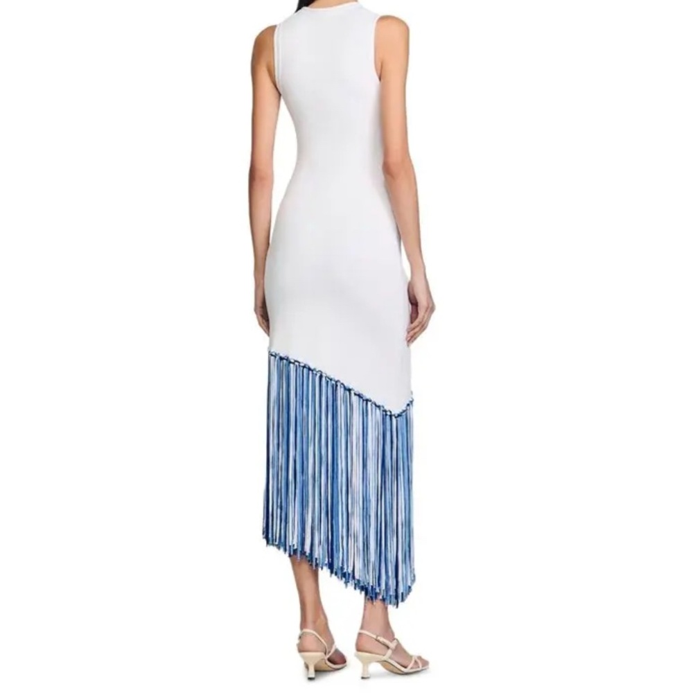 Sandro Fringed Maxi Dress - Picture 2 of 10